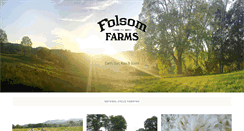 Desktop Screenshot of folsomfarms.com